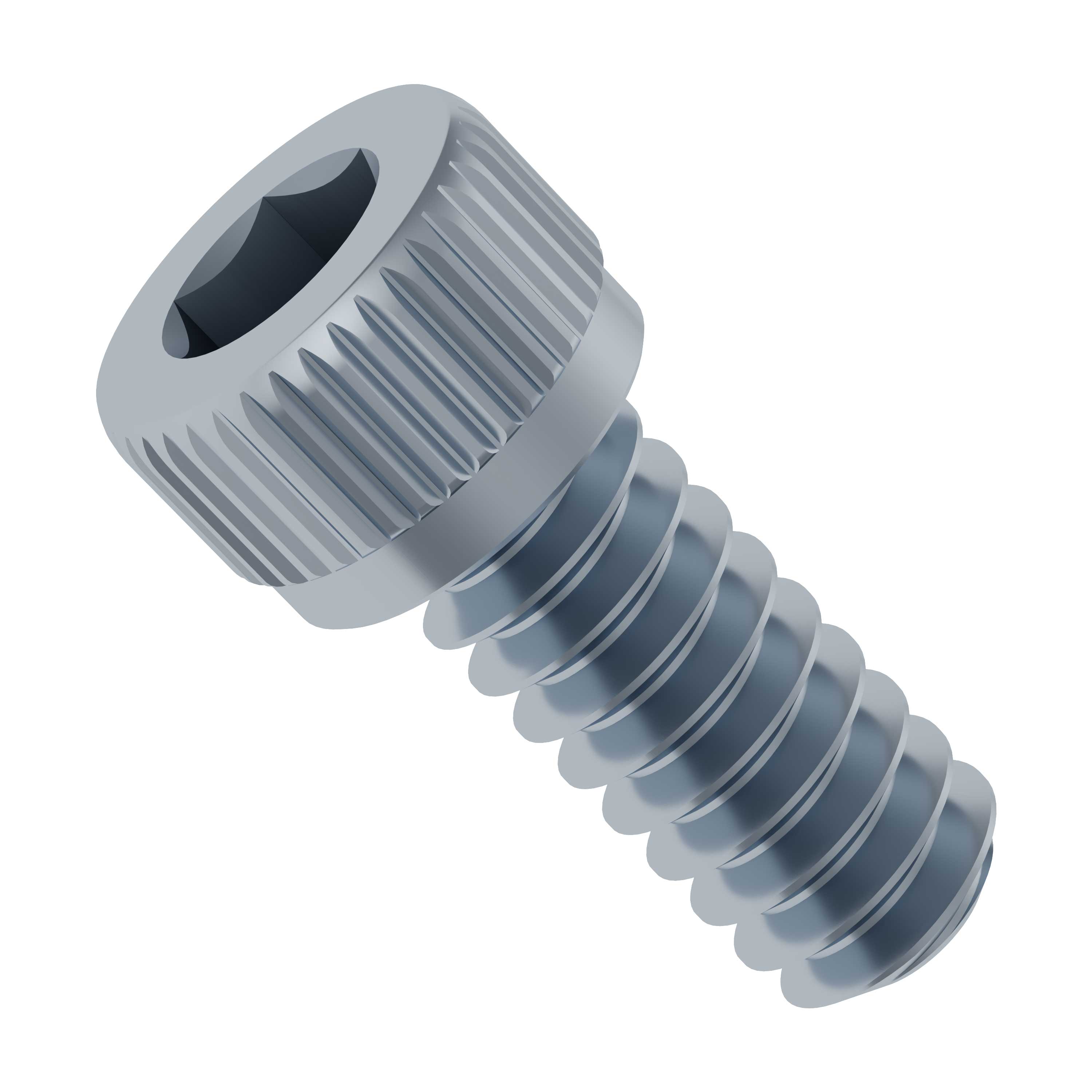 Zinc-Plated Steel Socket Head Screw (6-32 UNC, 5/16