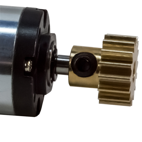 ミモフル様4 4mm Bore 32 Pitch, 16T Shaft Mount Pinion Gear - ServoCity®
