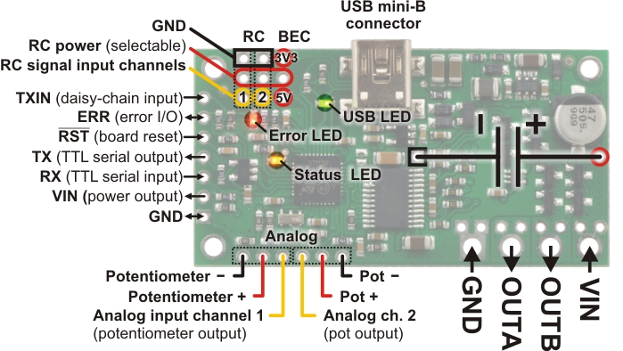 18v7 Simple Motor Controller