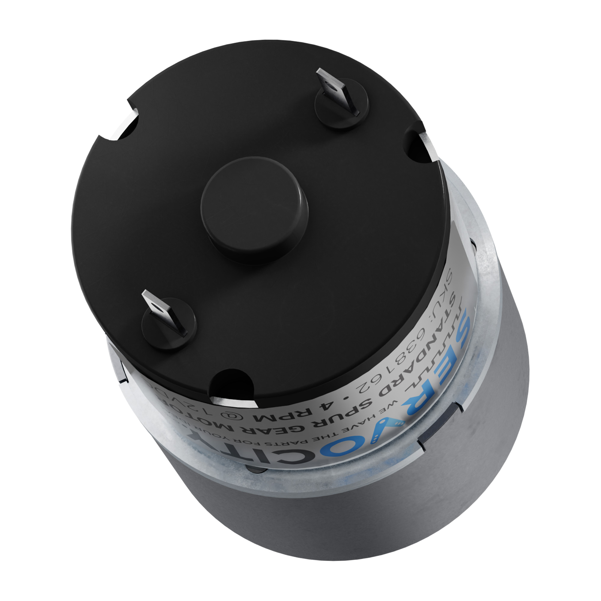 4 RPM Gear Motor - ServoCity®