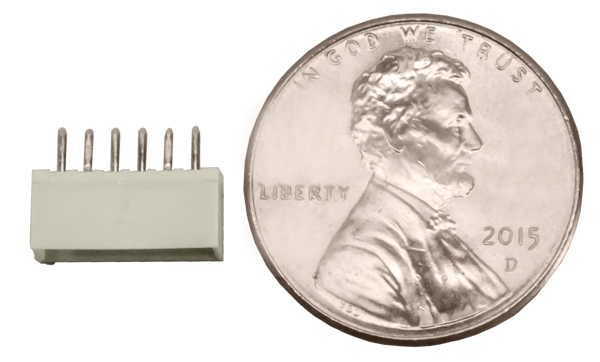 ZH Series JST 6-pin connector (1.5mm Pitch) - ServoCity®