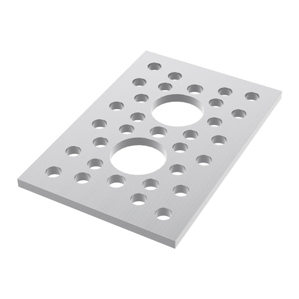 2 Hole Pattern Plate (1.50