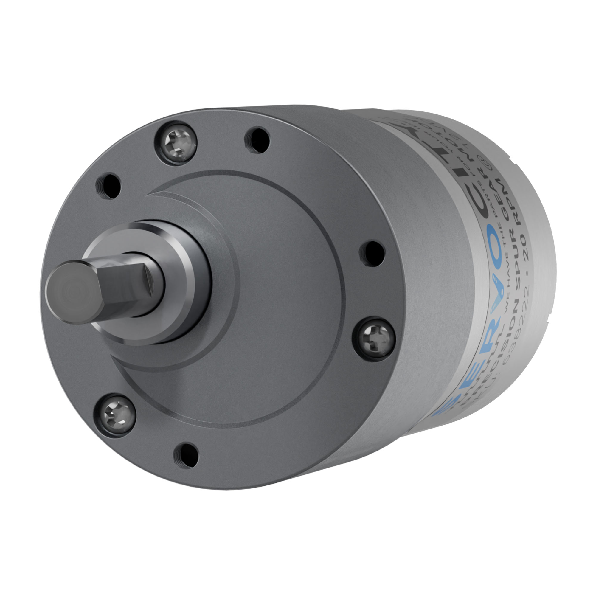 20 RPM Precision Spur Gear Motor - ServoCity®