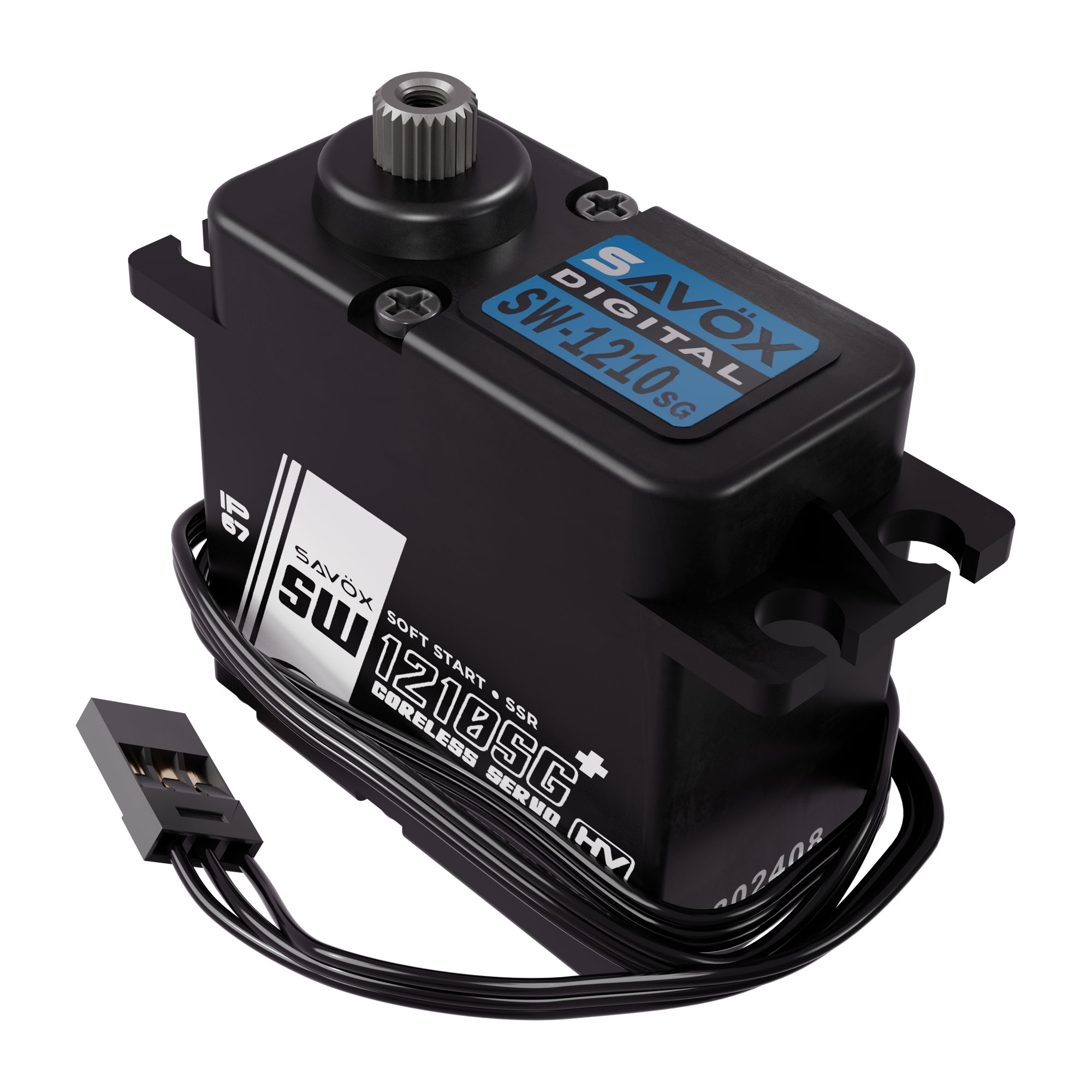 SW1210SGP Waterproof High Voltage Digital Servo (Black Edition