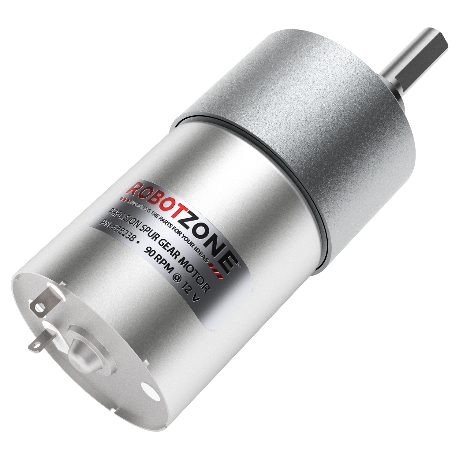 90 RPM Precision Spur Gear Motor