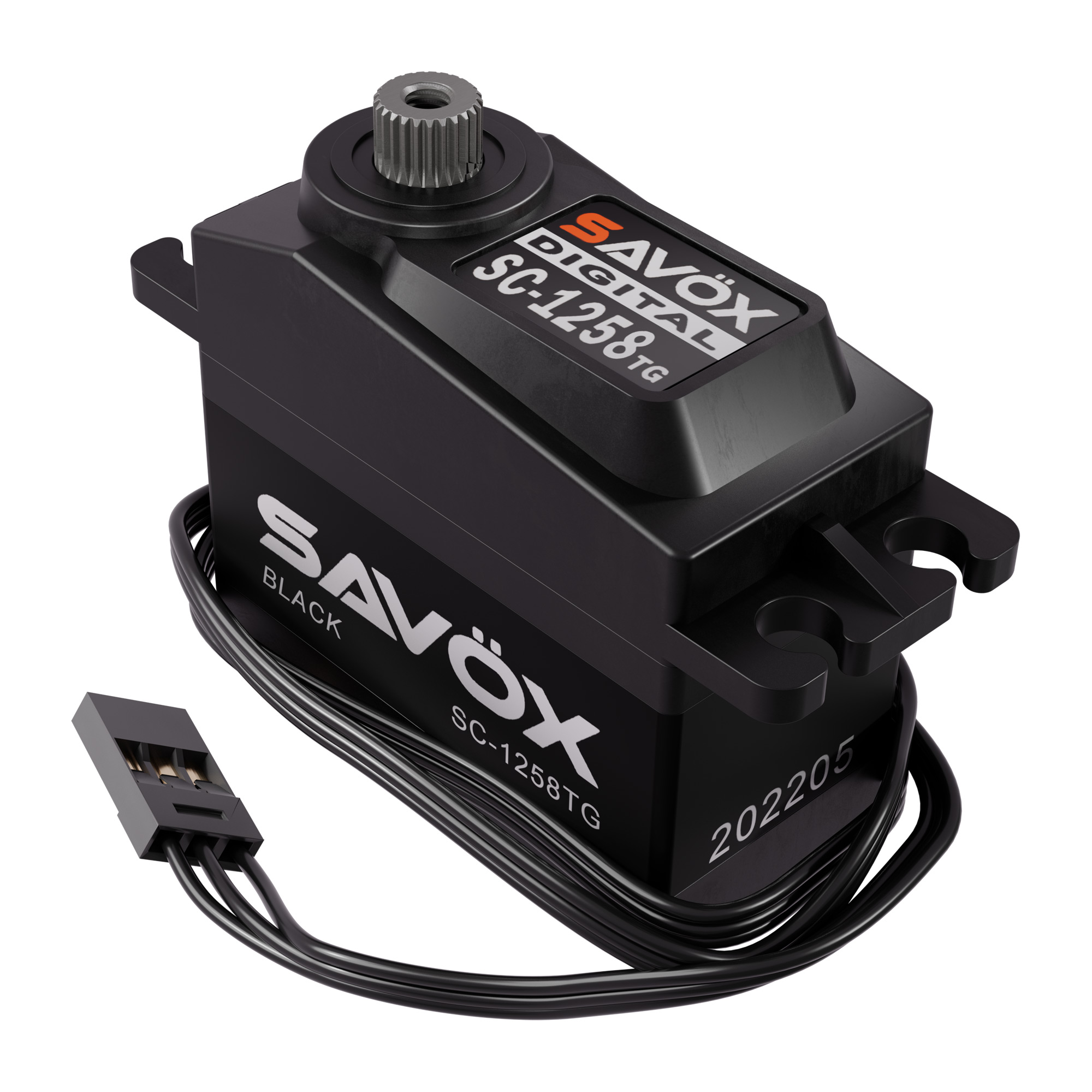 SC1258TGP-BE Standard Size Coreless Digital Servo - ServoCity®