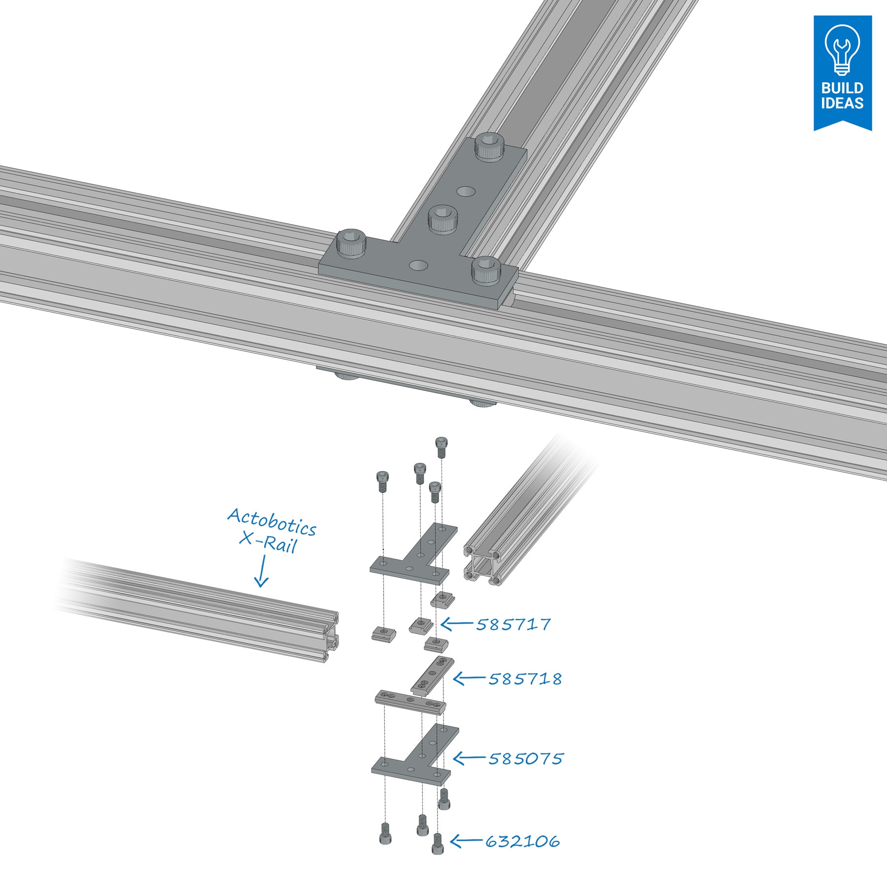 X-Rail T-Bracket (2 pack)