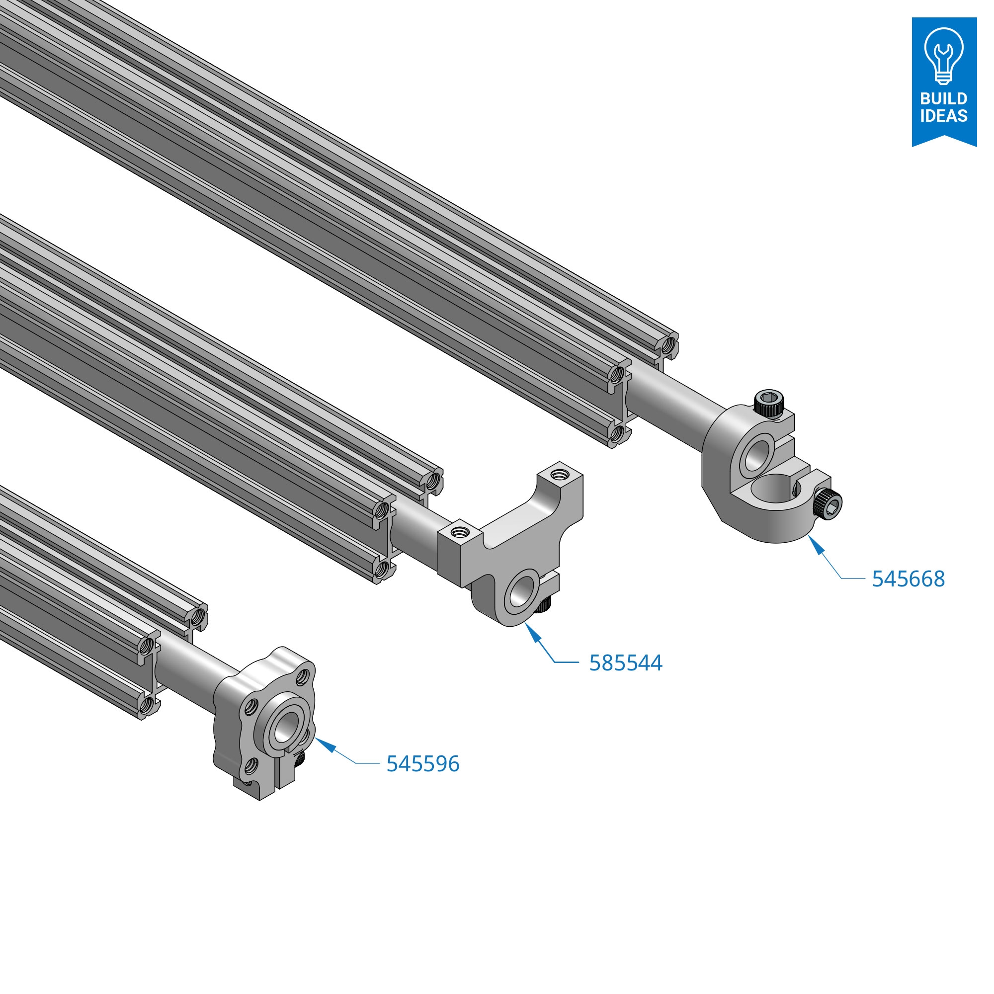Linear Actuator Kit B (10" Stroke, 3/8" OD Piston)