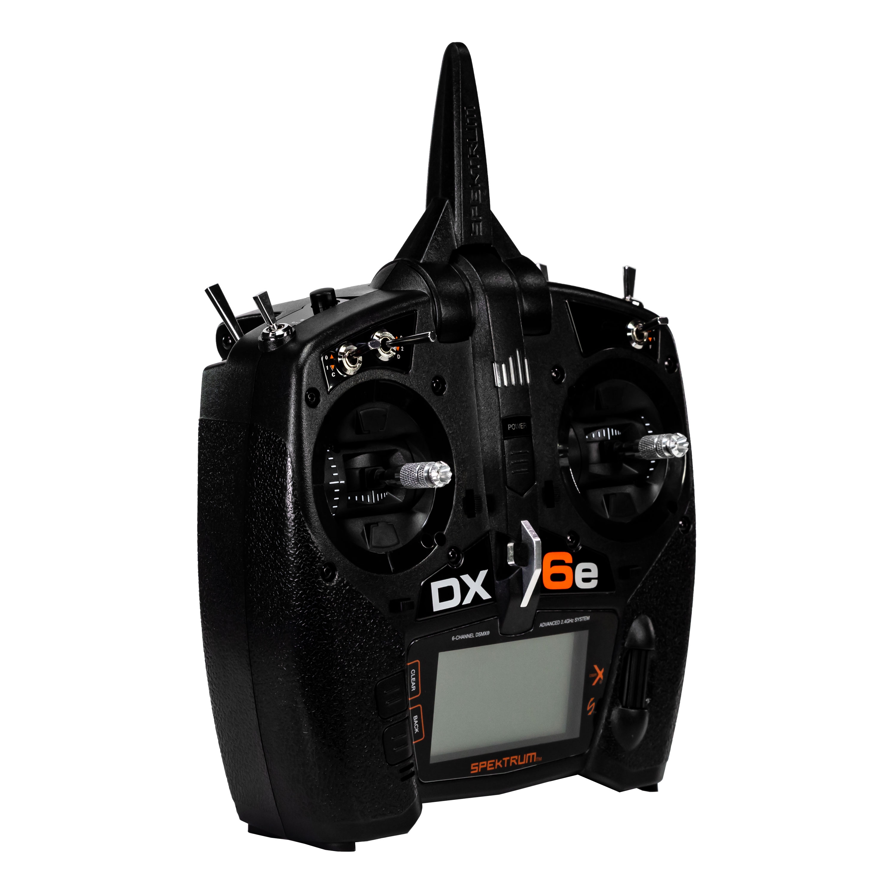 Spektrum DX6 送信機とAR6200 受信機セット Spektrum™ DX6e Transmitter w/AR620 Receiver - ServoCity®