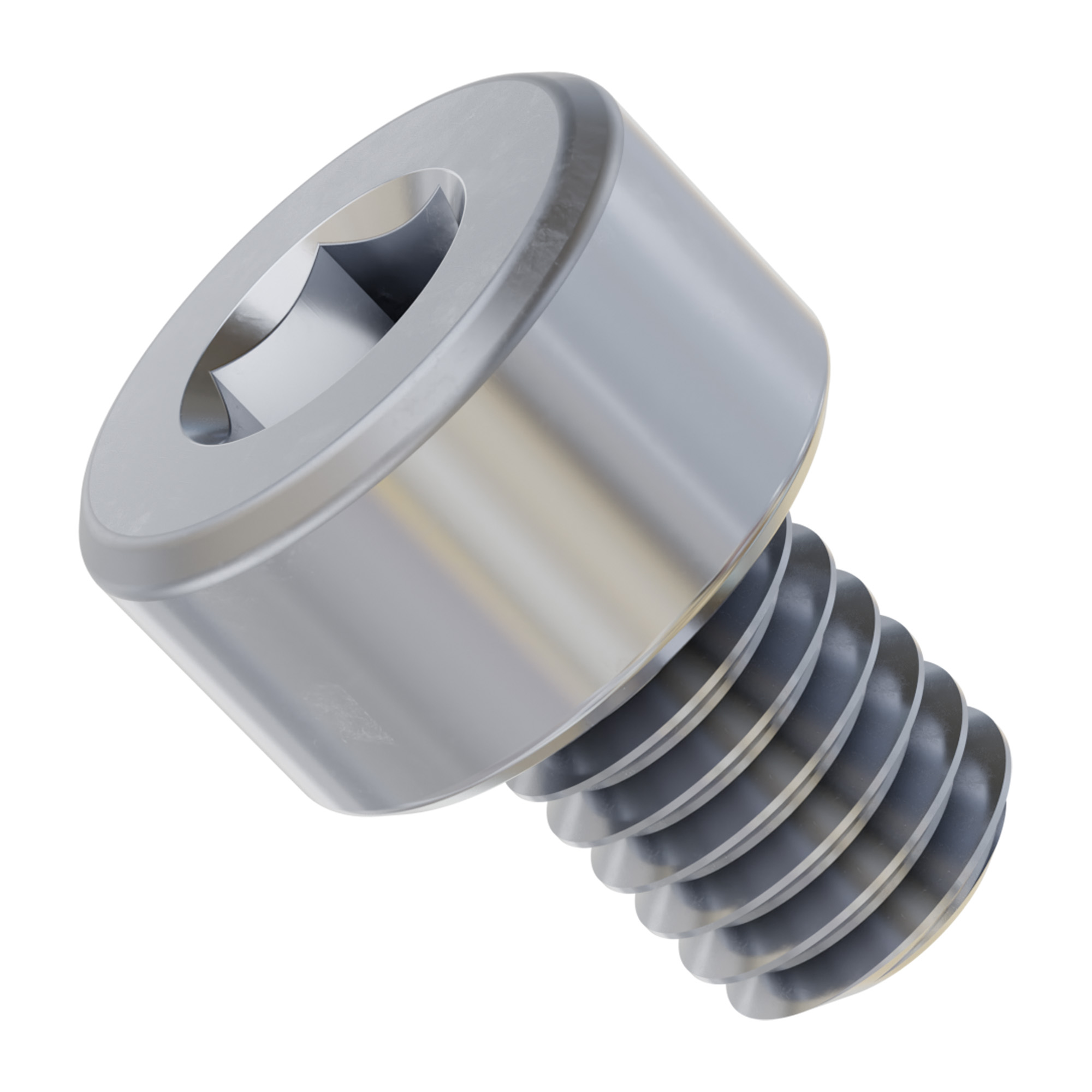 M4 x 0.7mm Zinc-Plated Socket Head Screw (5mm Length) - 25