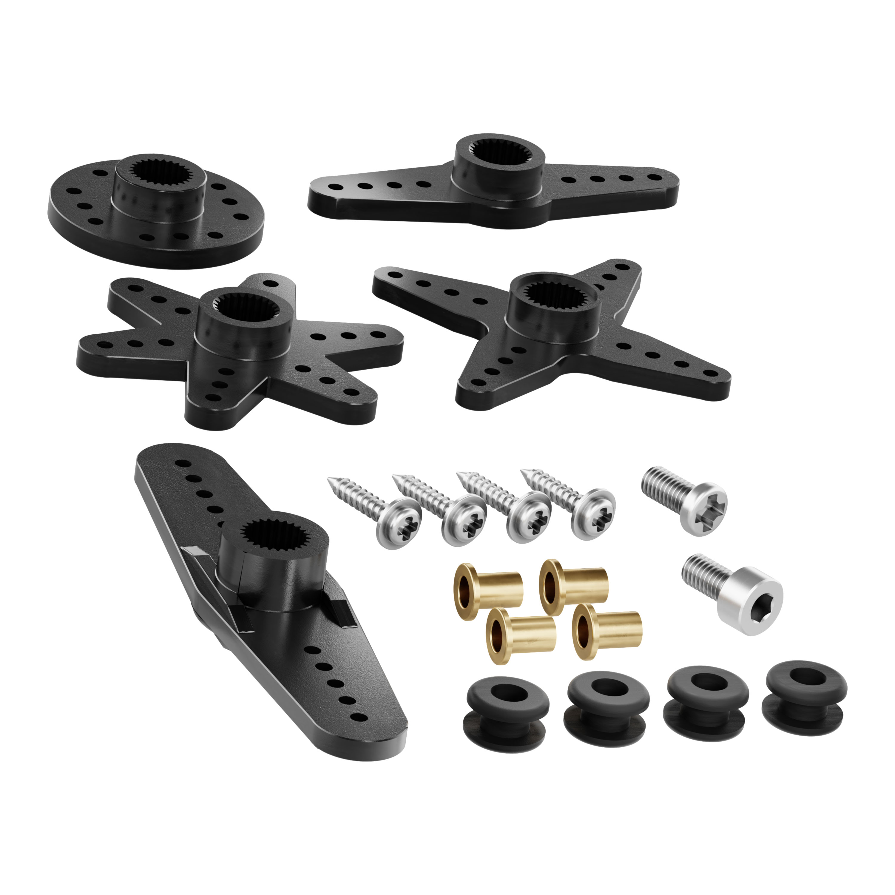 H25T Spline Servo Hardware Pack (25-1)
