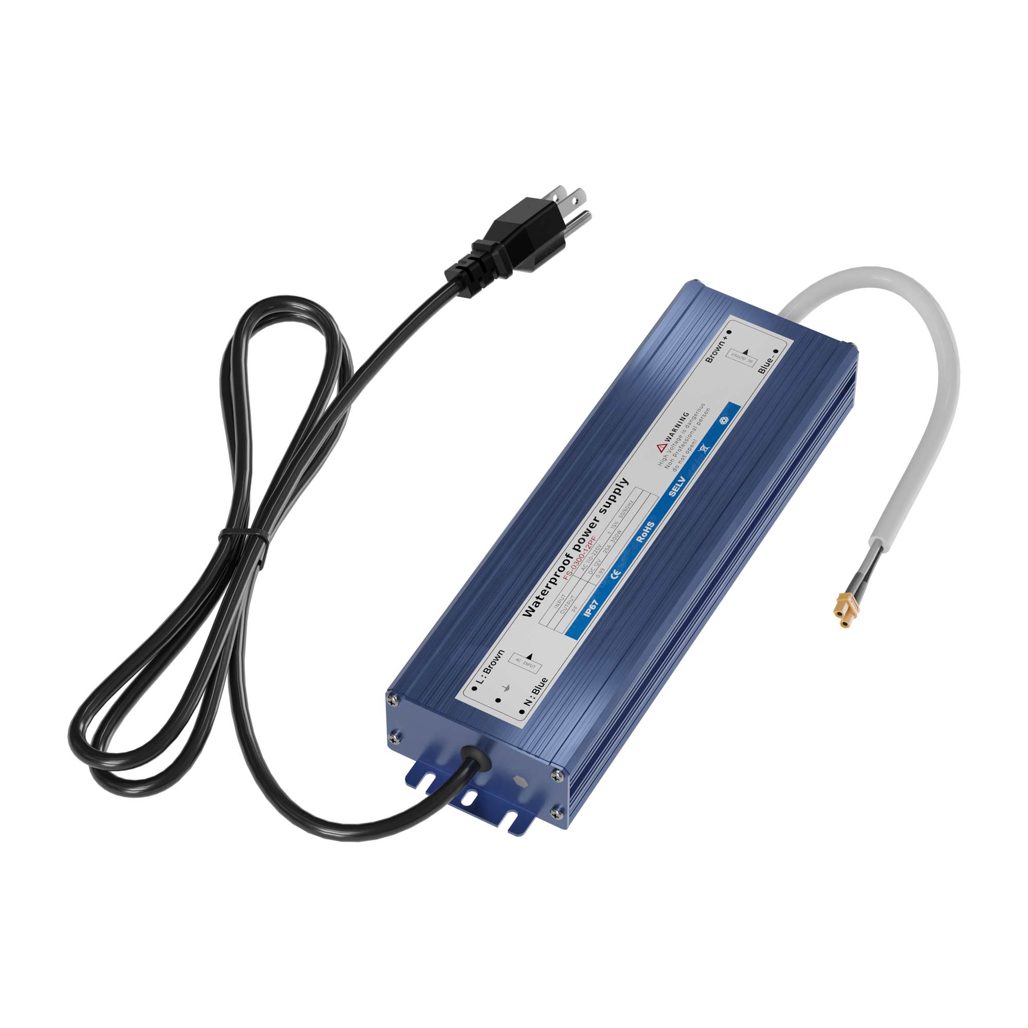 12V, 25A Power Supply (NEMA 5-15P Input, XT30 MH-FC Output)