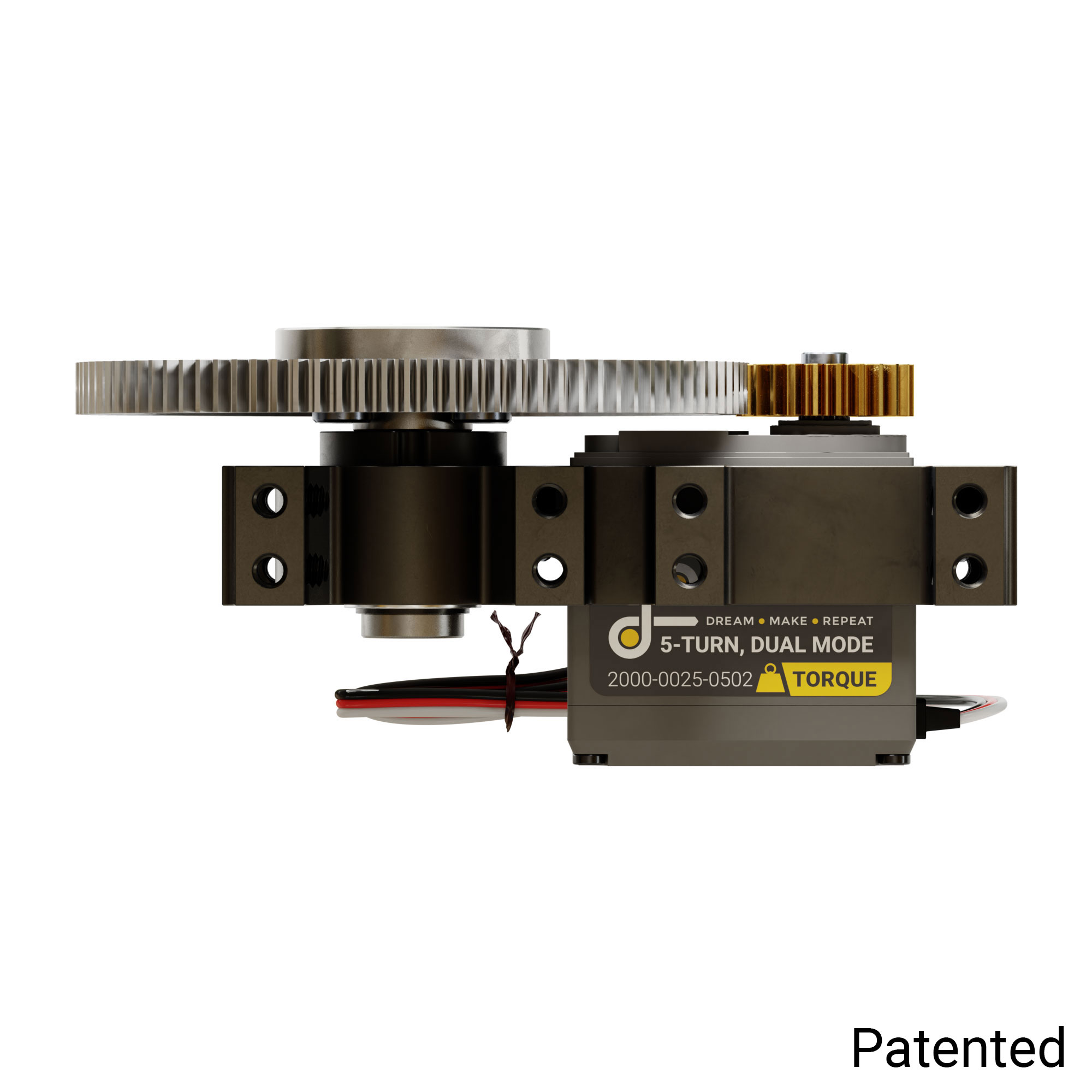 Stingray-4 Servo Gearbox (0.67 sec/60°, 15 RPM, 1400 oz-in Torque