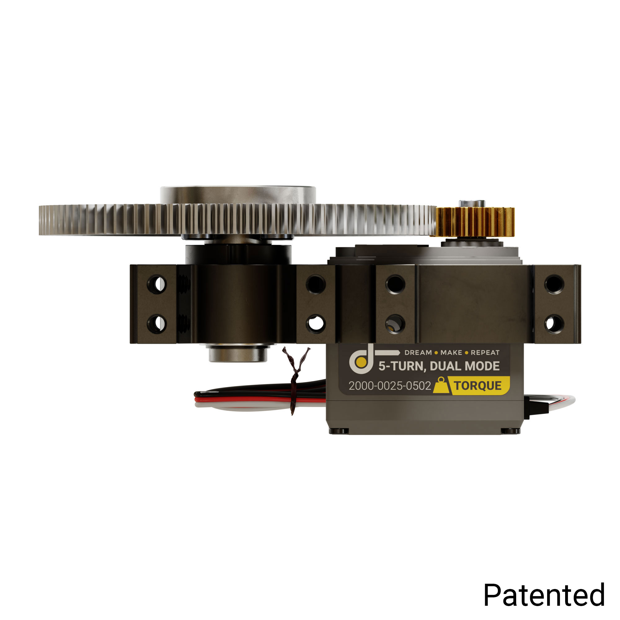 Stingray-5 Servo Gearbox (0.83 sec/60°, 12 RPM, 1750 oz-in Torque