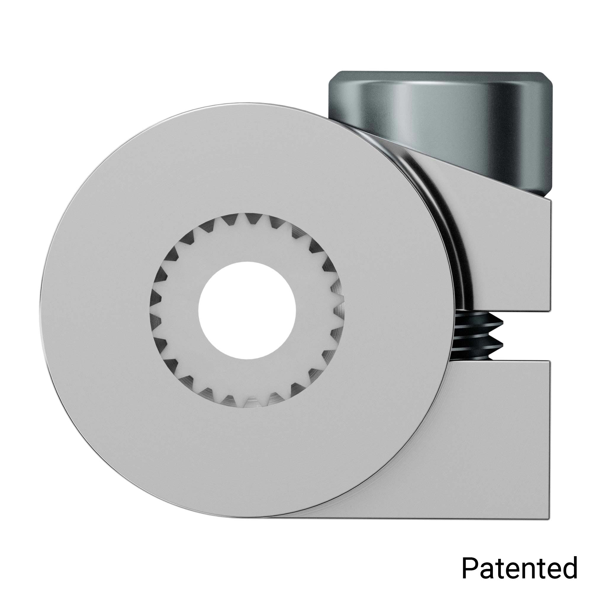 4001 Series Clamping Servo to Shaft Coupler (25 Tooth Spline to 1