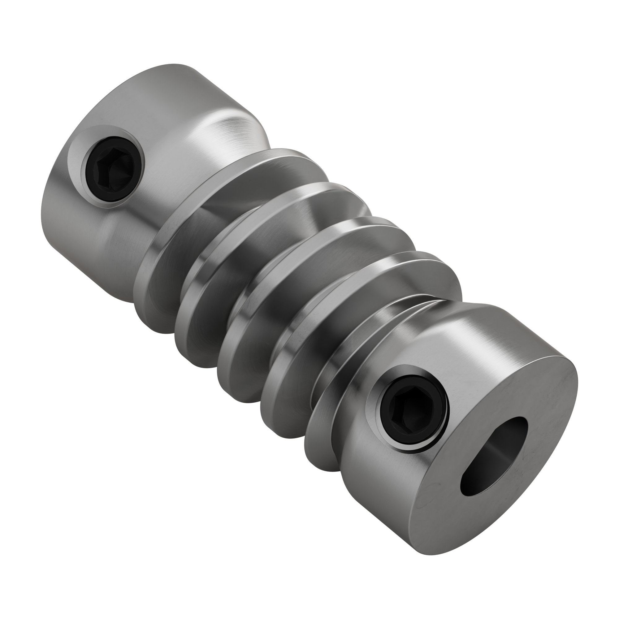 2313 Series Stainless Steel, MOD 1.25 Worm (6mm D-Bore, 34mm