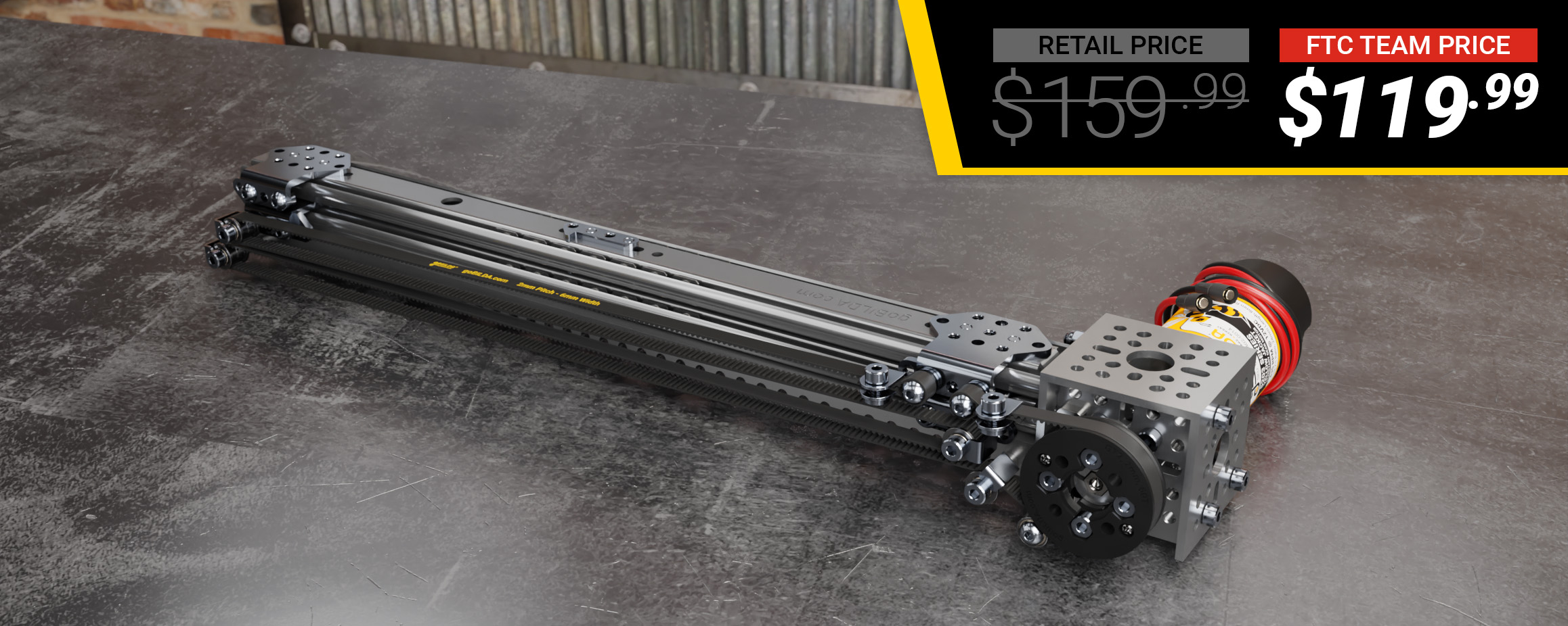 2 Stage Viper-Slide Kit (Belt-Driven, 336mm Slides)