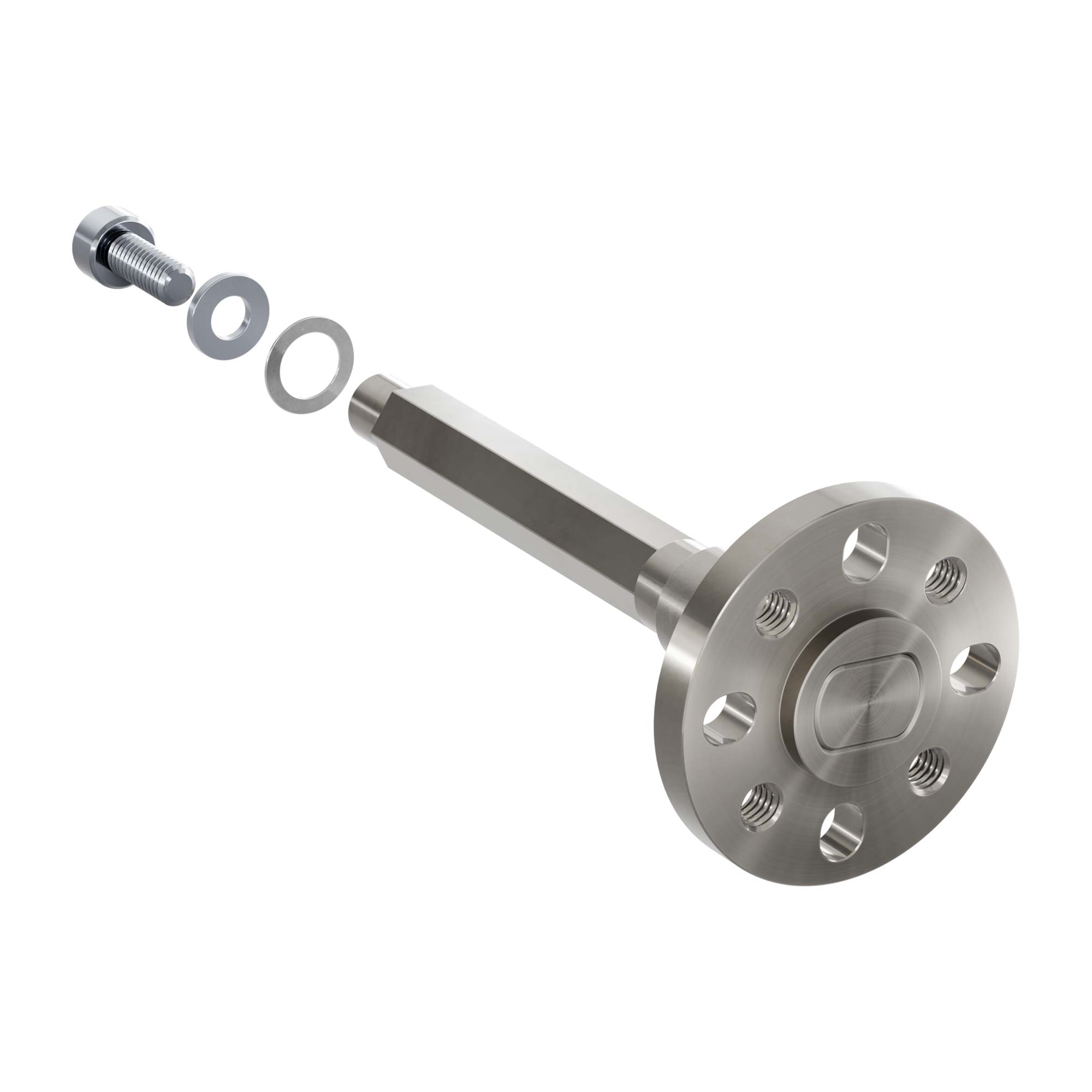 Shouldered 8mm REX™ Hub-Shaft (70mm Length)