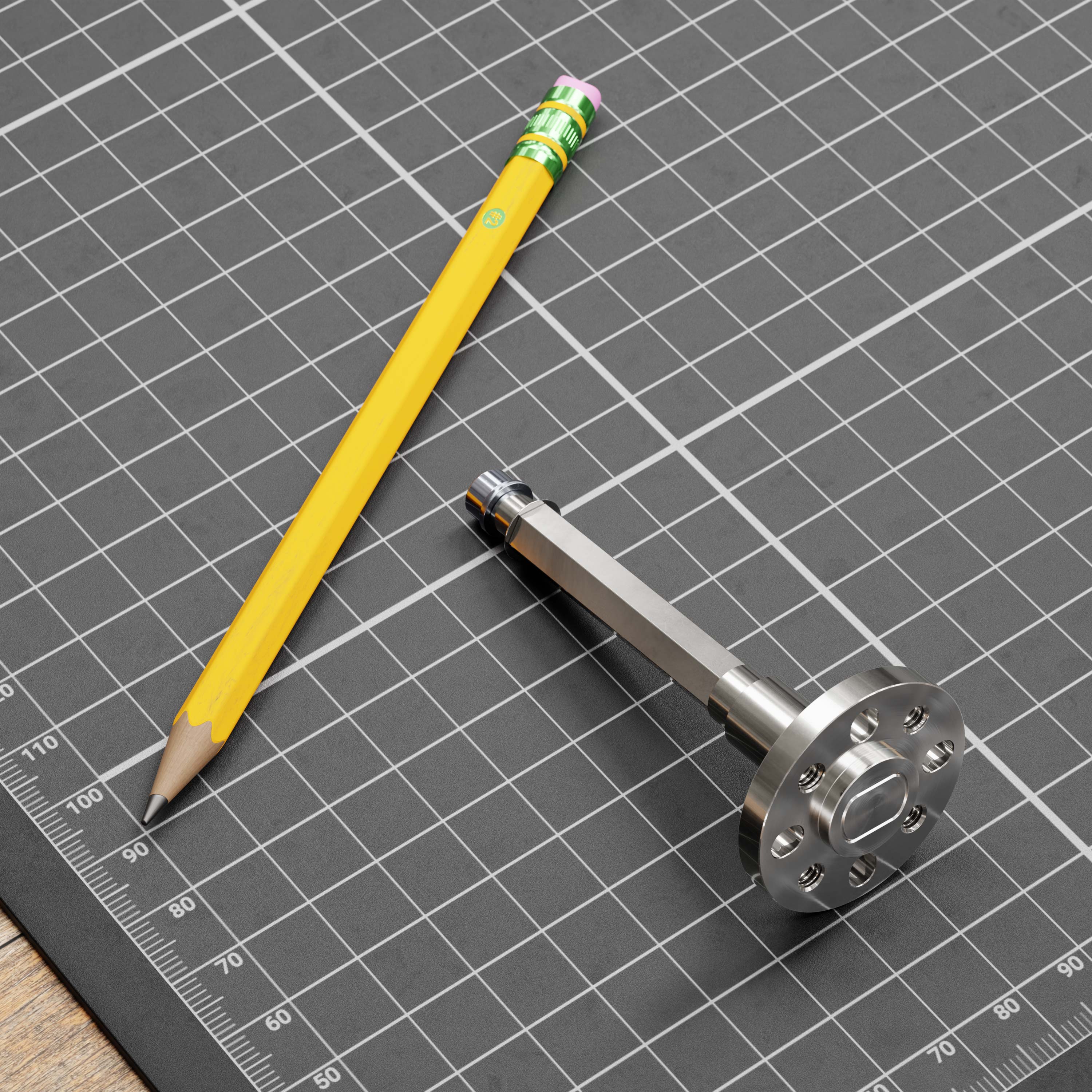 DAGU Shouldered 8mm REX™ Hub-Shaft (70mm Length)