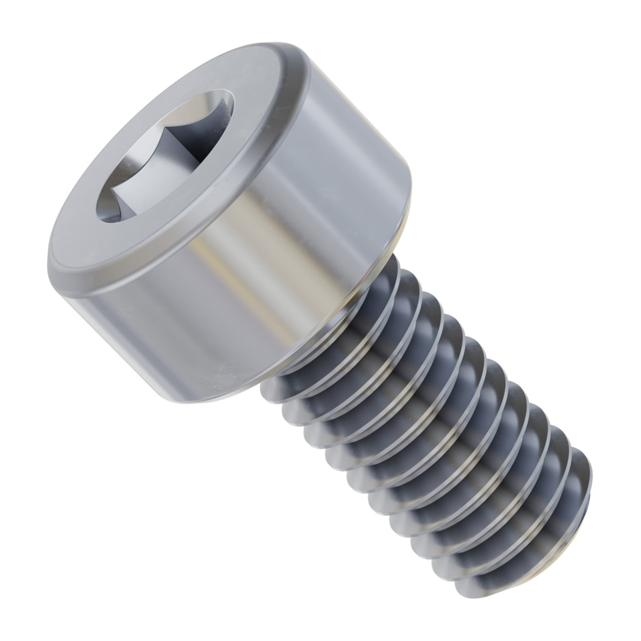M4 x 0.7mm Zinc-Plated Socket Head Screw (7mm Length) - ServoCity®