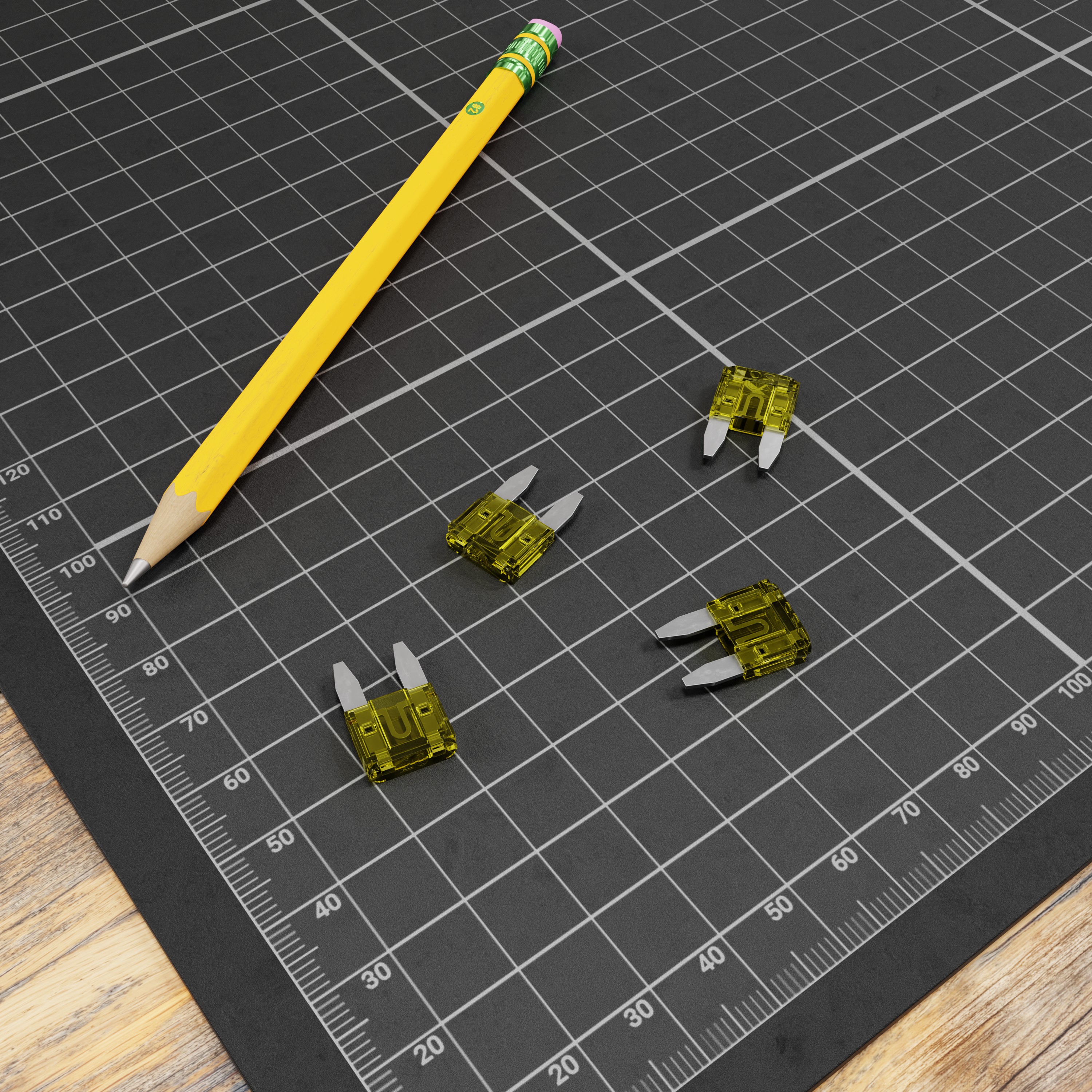 20A ATM Series Mini Blade Fuse - 4 Pack