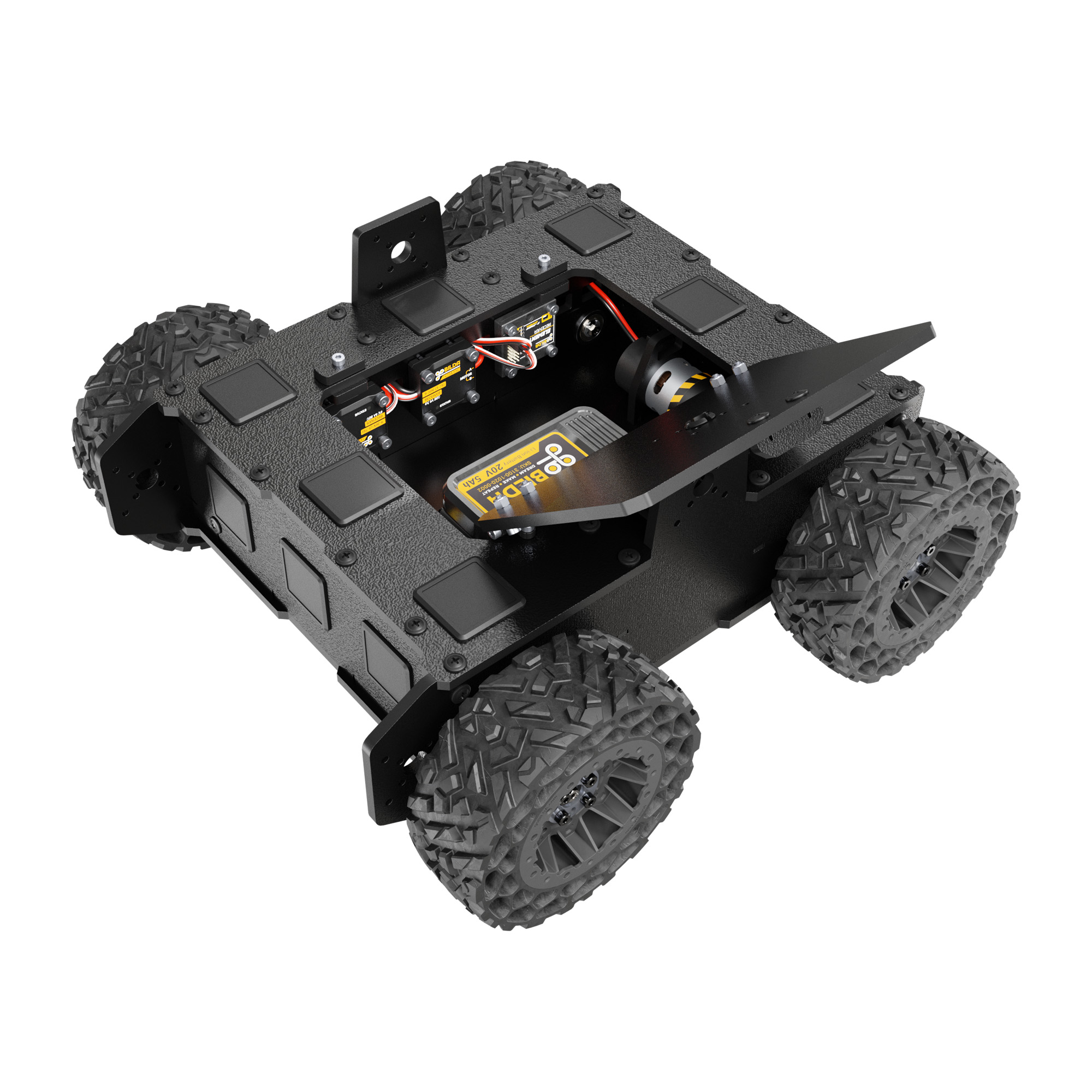 Overlander-4 All-Terrain Robot Platform (25lb Payload, 3.8mph)