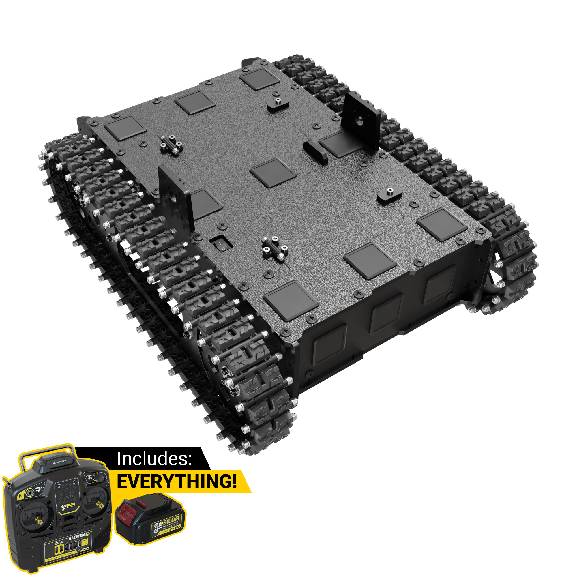 Overlander-T All-Terrain Robot Platform (25lb Payload, 2.3mph)