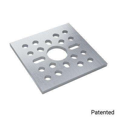 One Pattern Plate 1123 Series Pattern Plate (1 x 1 Hole, 48 x 48mm) - ServoCity®
