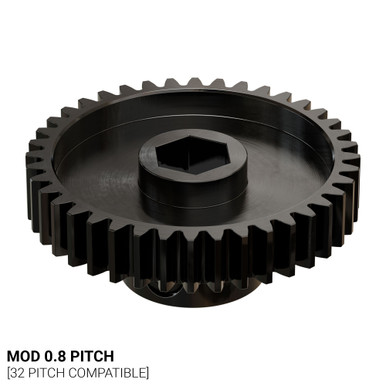 2303 Series Steel, MOD 0.8 Pinion Gear (8mm REX™ Bore, 40