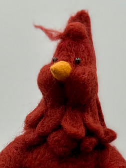 Felted bird