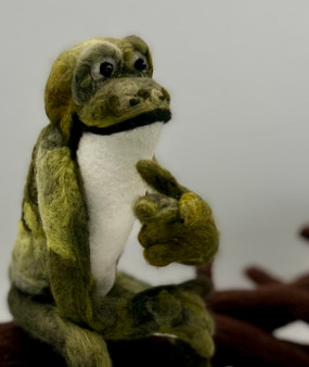 felted frog