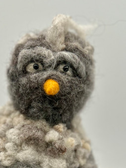 Felted bird