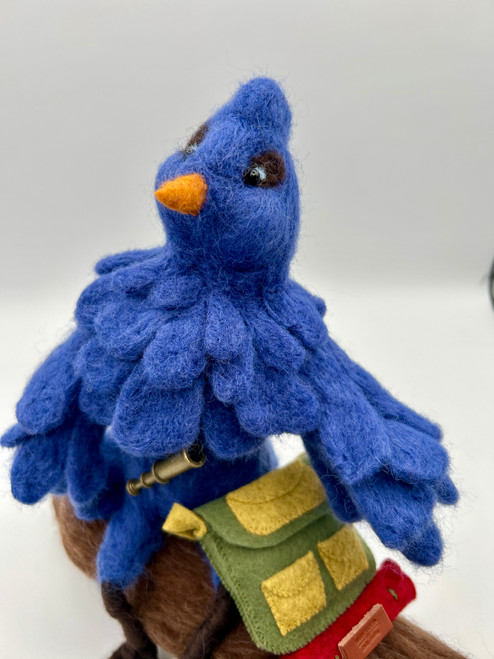 blueberry face closeup