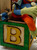 felted bear details