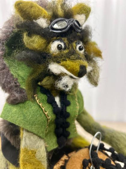 Felted Dog- Lucas and Willie