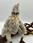 felted bird face close up