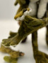 felted frog hand details