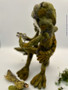 felted frog side view