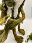 felted frog details