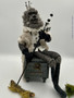 felted lion details