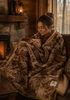 Natural XL Hibernate Fleece Lined Blanket