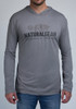 Tri-Blend Logo Hooded Tee - Heather Gray