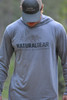 Tri-Blend Logo Hooded Tee - Heather Gray