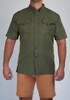 Intracoastal Short Sleeved Fishing Shirt - Moss Green