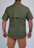 Intracoastal Short Sleeved Fishing Shirt - Moss Green