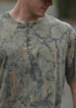 Natural Tri-Blend Short Sleeve Henley