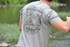 "Kickin' Timber " Graphic SS Tee - Stone Gray.