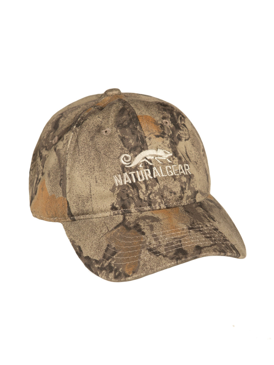 Natural Gear 6 Panel Logo Cap Natural