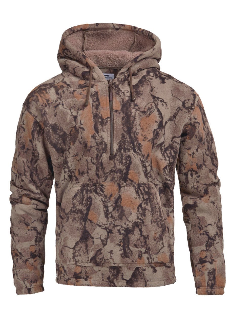 Natural Hibernate Fleece Lined Hoodie - Camouflage Sweatshirt