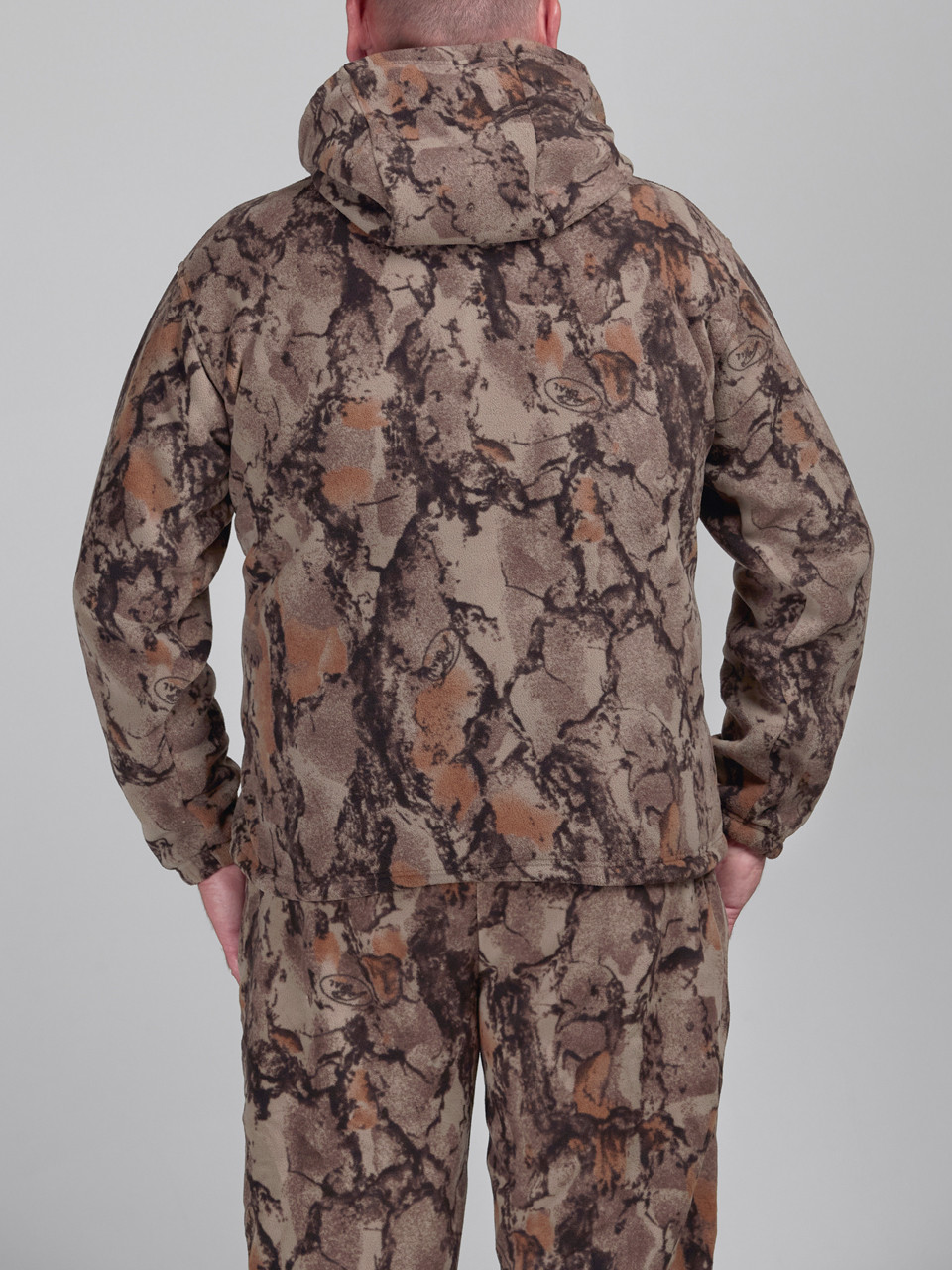 Natural Hibernate Fleece Lined Hoodie - Camouflage Sweatshirt